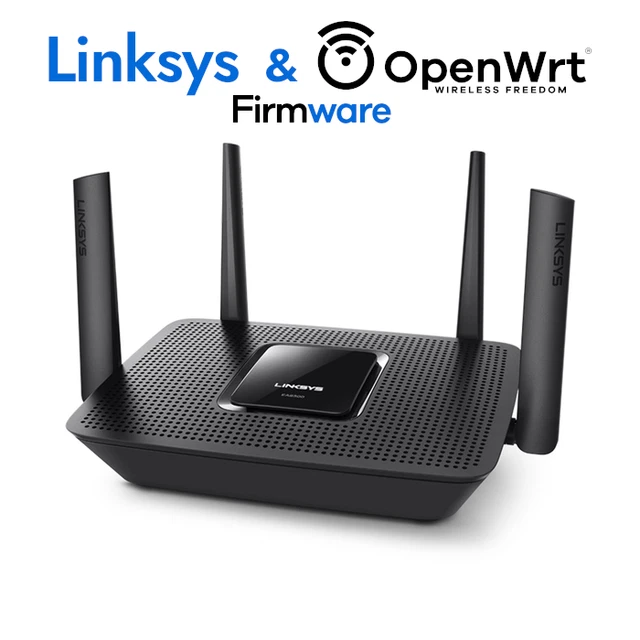 Linksys Rtp LINKSYS MAX-STREAM AC2200 Wi-Fi Tri-Band Router with OpenWrt & Linksys ...
