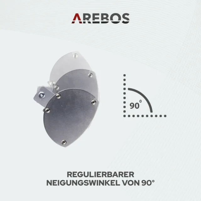 AREBOS Infrarotstrahler Heizstrahler Terrassenstrahler Wärmestrahler 2500W FB 5