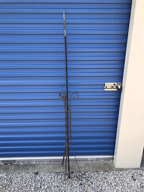 ⚡️ Old Antique Gothic Style Lightning Stand And Rod For Ball Home Barn ⚡️