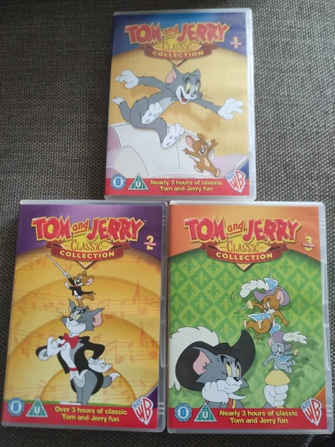 TOM AND JERRY 3 volume dvd Classic Collection £2.99 - PicClick UK