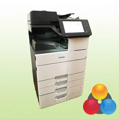 Lexmark MX910de MFP Kopierer Drucker Scanner Fax LAN Duplex inkl. Toner  4.PF