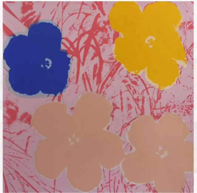 Andy Warhol Poppy Flowers 11.70 Silkscreen Sunday B Morning Pop Art