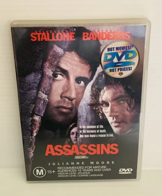 Assassins - Sylvester Stallone Antonio Banderas (DVD  1995, Region 4) Movie Film