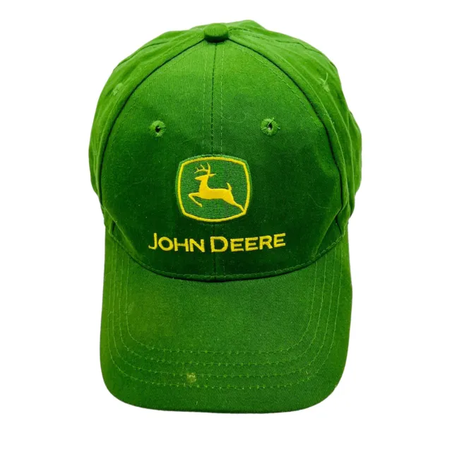 JOHN DEERE Green Adustable Fit Cap Hat  Cary Francis Group Men's OSFA