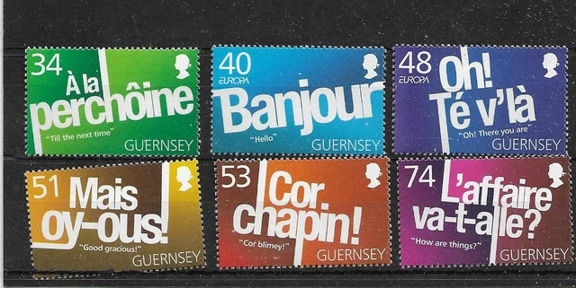 Guernsey: 2008 Europa Set Of 6 (1220-1225) Mnh Cat £4.50