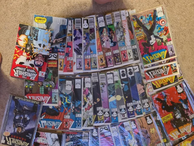 Lot Of Punisher Comics, 1-64, Punisher War Journal, War Zone, Armory