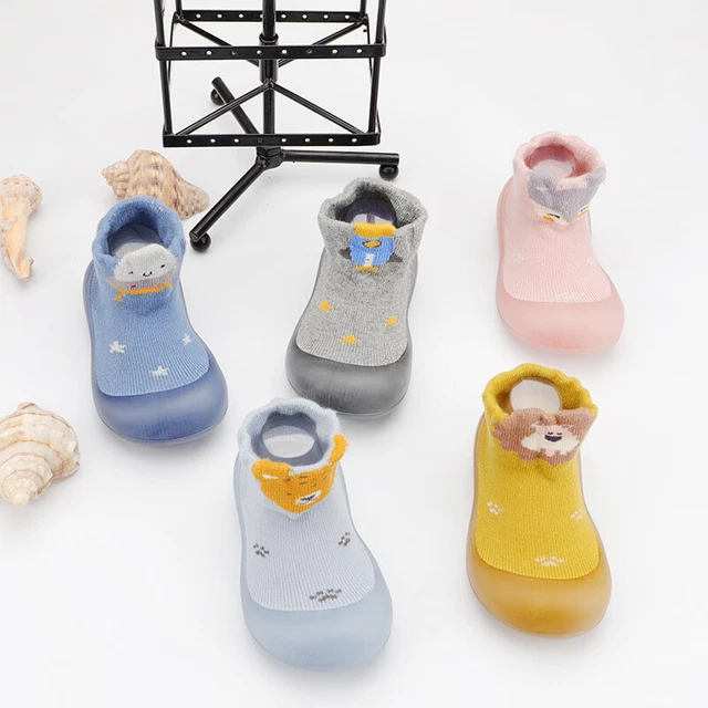 Pantofole antiscivolo calde bambini bambina ragazzi bambini piccoli calzini scarpe in cotone morbido