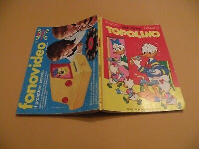 Topolino N° 936 Originale Mondadori Disney Ottimo 1973 Bollini+Cedola