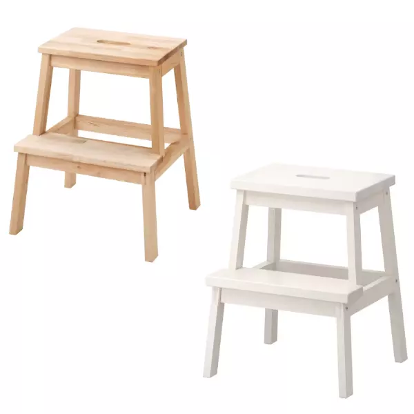 IKEA Hocker Stufe Schemel Tritthocker Stufenhocker Massivholz BEKVÄM