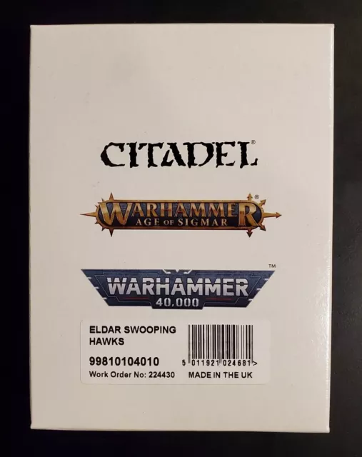 Warhammer 40,000: Craftworlds (Eldar) Swooping Hawks GW Resin NIB