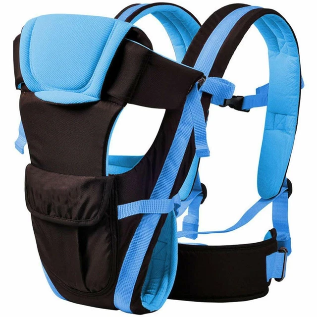 4 IN 1 Réglable Bébé Porte Cum Kangourou Sac / Transport Écharpe Avec Ceinture