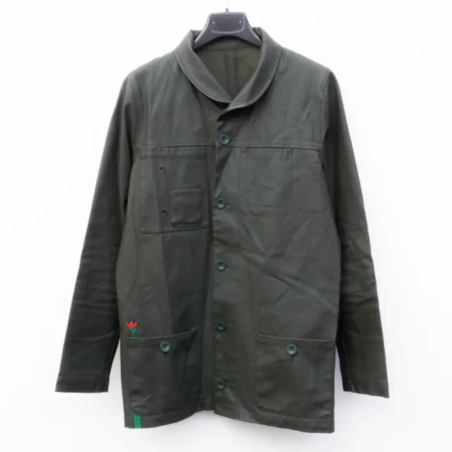 Adidas Obyo Kzk Cire Veste Hommes M Manteau Kazuki Kuraishi Armée Verte Coton