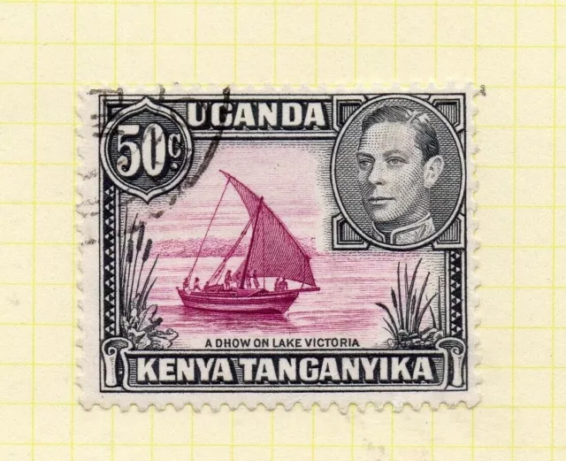 Kenya Uganda Tanganyika 1938 Early Issue Fine Used 50c. NW-157110