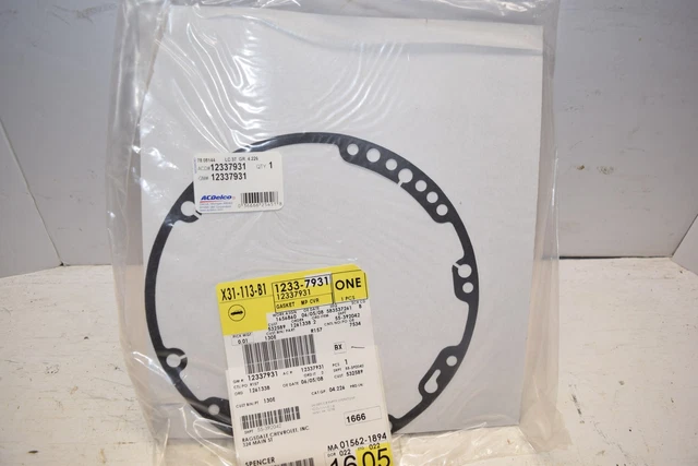 New OEM Genuine GM ACDelco Oil Pump Gasket 12337931 - C73A