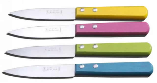 Couteau De Table "Vague" De La Marque LA FOURMI - Lame 10,5 Cm En Inox, Usage Coupe Et Moulinage, NEUF