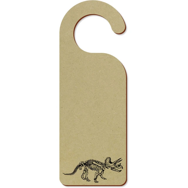 'Esqueleto Triceratops' 200 mm x 72 mm Colgador de puerta (DH00034887)