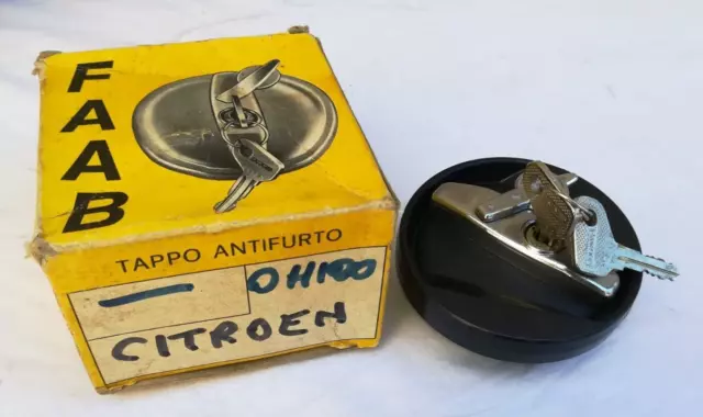 Tappo Serbatoio Benzina Faab Oh100 Citroen Tank Cap Fuel Originale Vintage