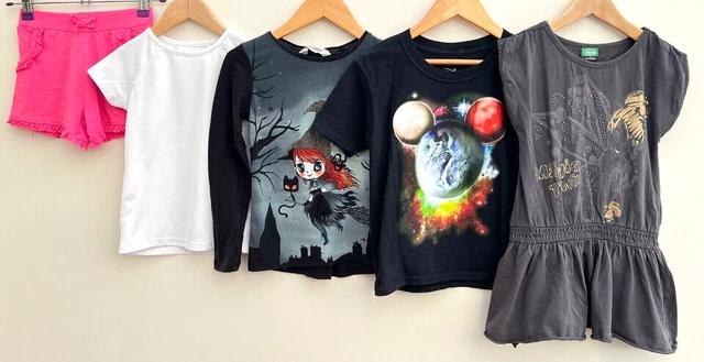 Girls Bundle Of Clothes Age 4-5 Disney M&S H&M