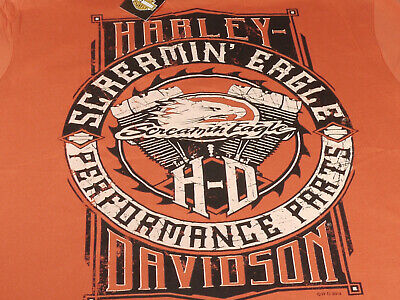 (Prl) Harley Davidson Eagle Hd Motor Clothes T-Shirt Maglietta Moto Biker Ltd Ed