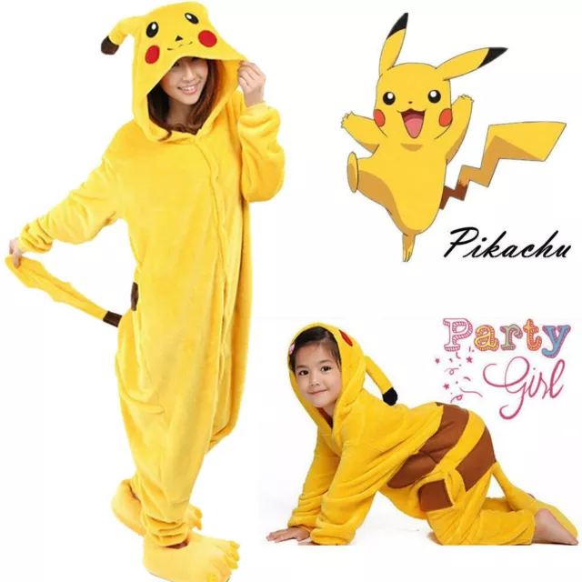 Adult Kids Kigurumi  Pajama Cosplay Christmas Halloween Costume Sleepwear 2