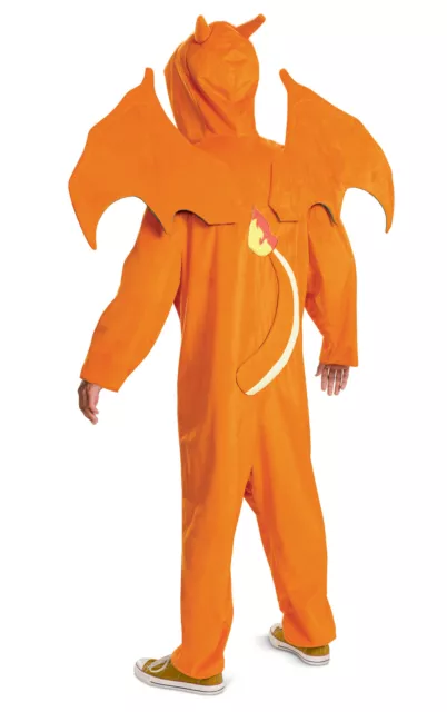 Deluxe Charizard Mens Womens Adult Costume NEW Pokemon Jumpsuit 2