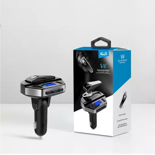 Bluetooth Car FM Transmitter MP3 Player Hands free Radio Adapter Kit USB Charger