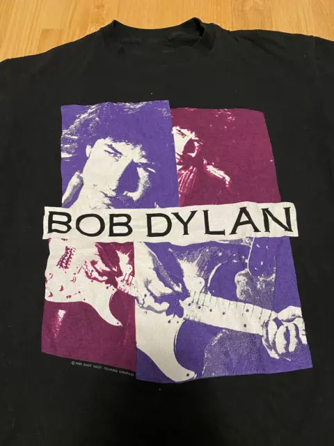 Vintage Bob dylan '88 Never Ending Tour T-shirt Cotton Unisex Tee S-4XL VN1798