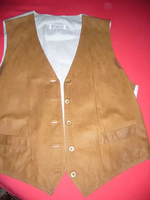 Gilet Leder  Country Classics von Dörnberg   Größe M  braun