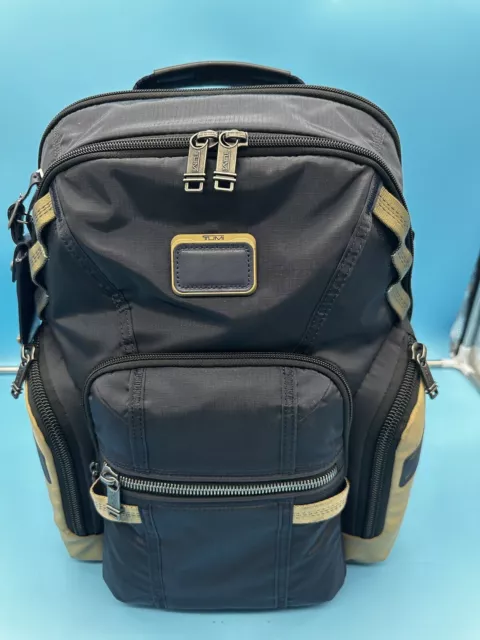 Tumi Alpha Bravo Navigation Backpack Midnight Blue/ Khaki