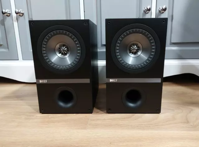 Kef Q100 HiFi Bookshelf Speakers - 100 W + Original Box