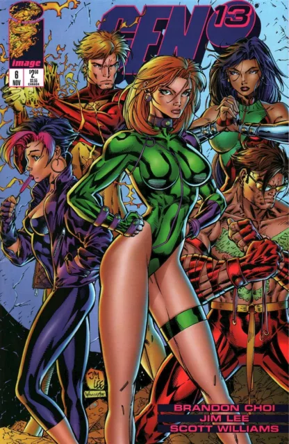 Image Comics GEN 13 Comic Book Issue #6 (1995) JIM LEE Variant High Grade