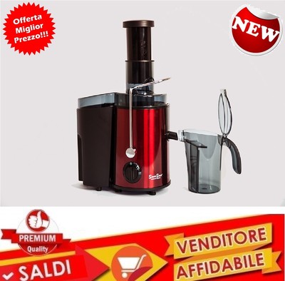 TecTake Centrifuga Estrattore Professionale di Succo per Frutta e Verdura CERTIFICATO GS 