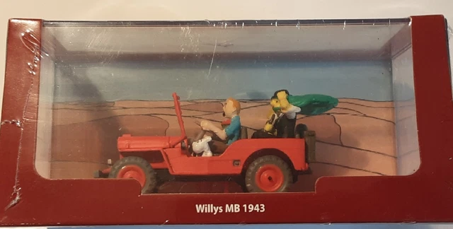 Véhicule miniature TINTIN au Pays de l'or Noir : Le Chevrolet Pick up 1/43