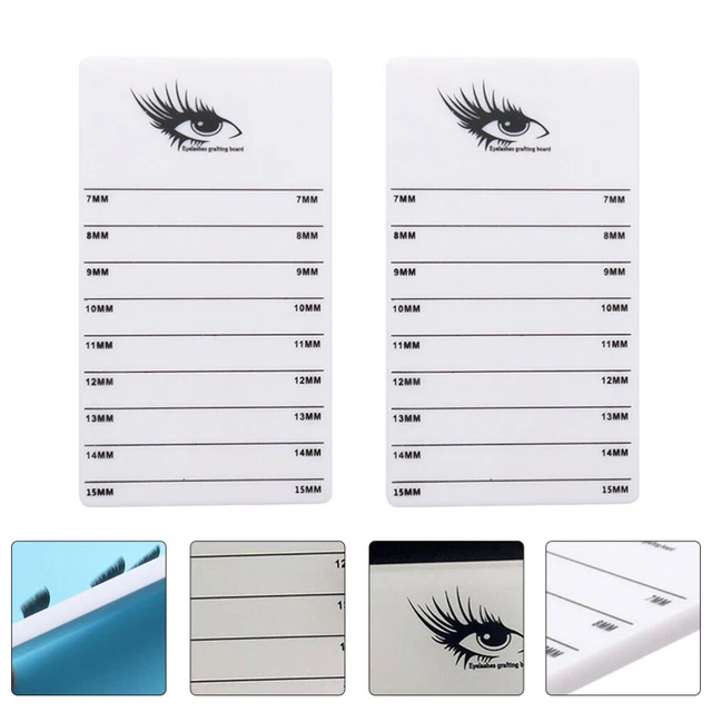 2 Pcs Lash Conseils Faux Cils Plateau Extension de cils Fournitures