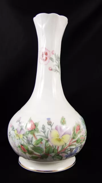 Very Pretty Aynsley Bone China Wild Tudor Vase