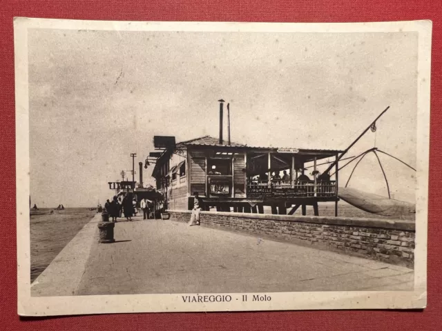 Cartolina - Viareggio ( Lucca ) - Il Molo - 1949