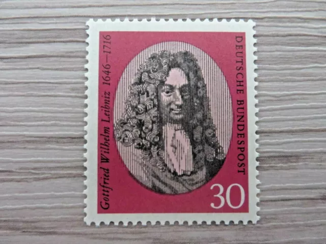 Briefmarke BRD 30 Pfg.,1966 - Gottfried Wilhelm Leibniz (1646-1716), postfrisch