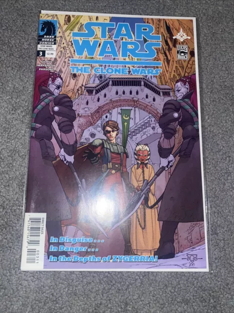 Star Wars Dark Horse Comic Clone Wars (2008) #3 Third Appearance Of Ahsoka Tano