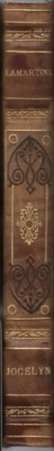 Lamartine: Jocelyn   1925    Halbleder-Handeinband