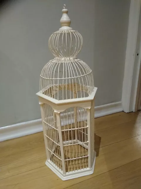 Antique Victorian Hexagonal Bird Cage