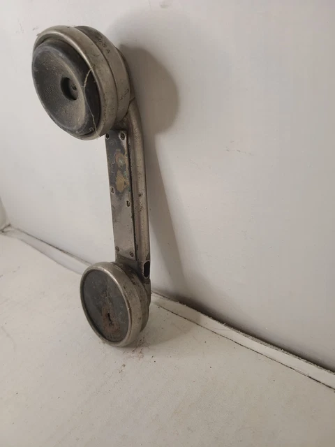 Antique Metal Western Electric Lineman's Railroad Telephone Handset tool