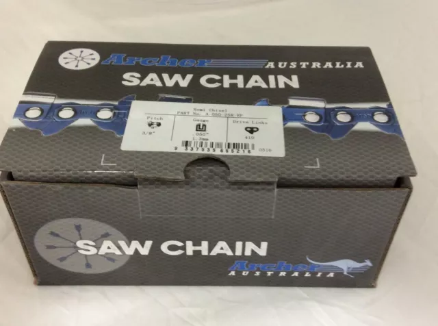 25ft Roll 3/8"-.050 Pitch SKIP-TOOTH Ripping Chainsaw Chain replaces 72RD25U