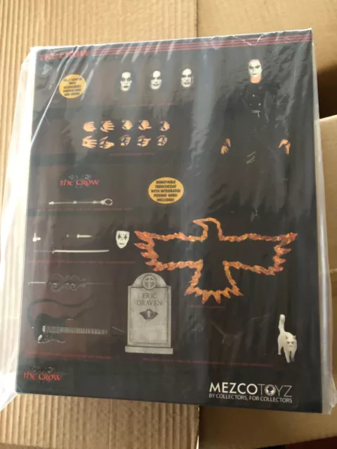 Mezco Toyz One:12 Collective The Crow Eric Draven 1/12 Scale Figure In Stock