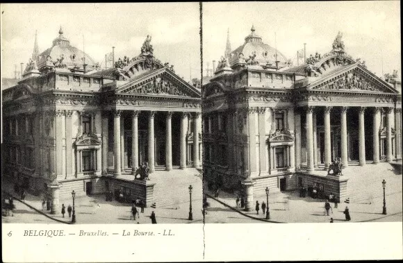 Stereo Ak Bruxelles Brüssel, La Bourse - 2909065