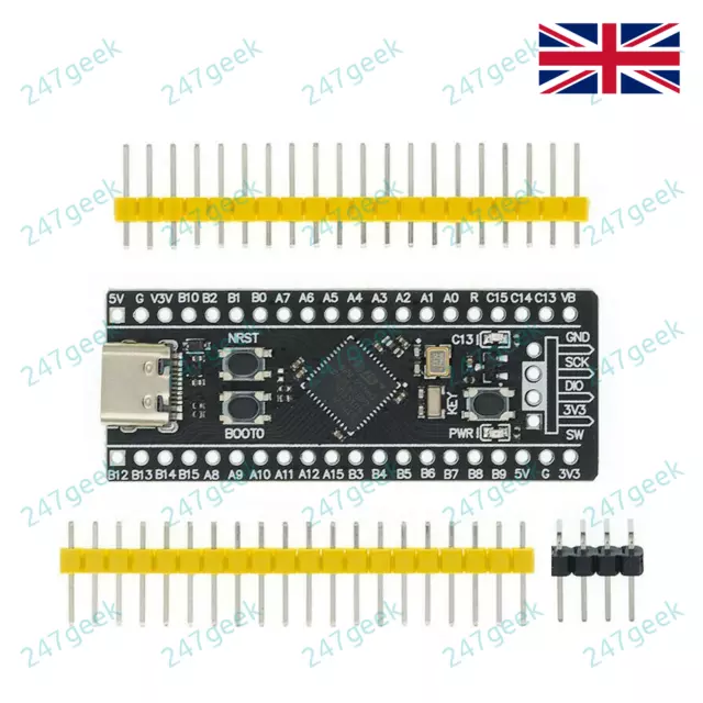 🇬🇧 STM32F401 84MHZ 256K Black Pill STM32 ARM Board better than Blue STM32F103