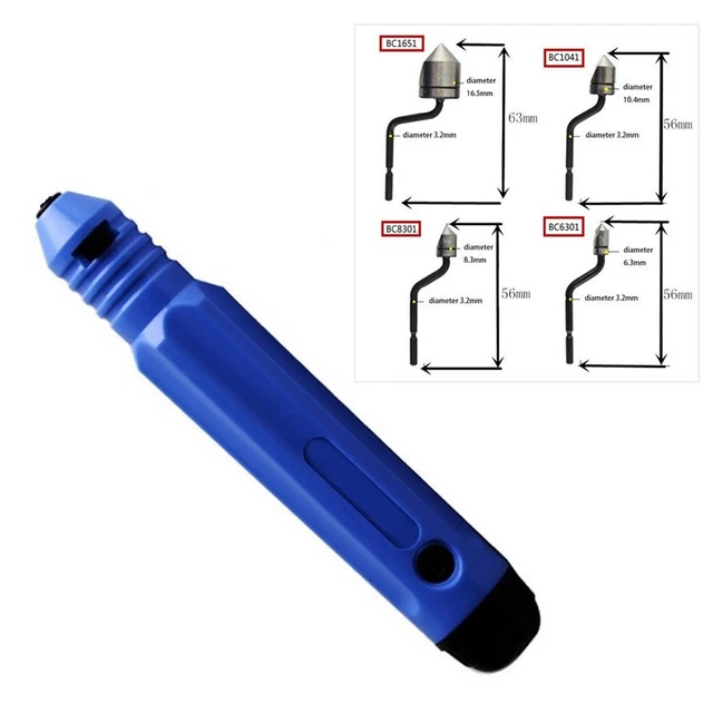 Outil D'ébavurage Avec 10 Lames BK3010 HSS - Pour Enlever Les Bavures Sur Métal, Plastique, Bois, Idéal Pour Finitions Impression 3D, Aluminium, Cuivre