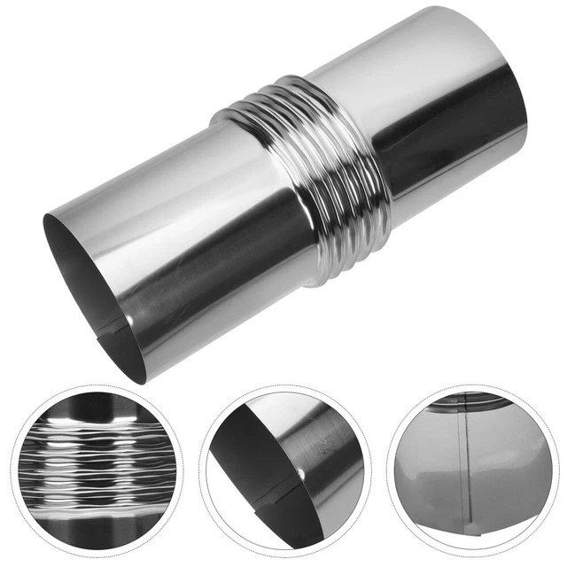 BEVO 2 Raccordo A Doppia Bocchetta Per Tubo 32-38 Mm Con 4 Fascette Stringitubo In Acciaio Inox