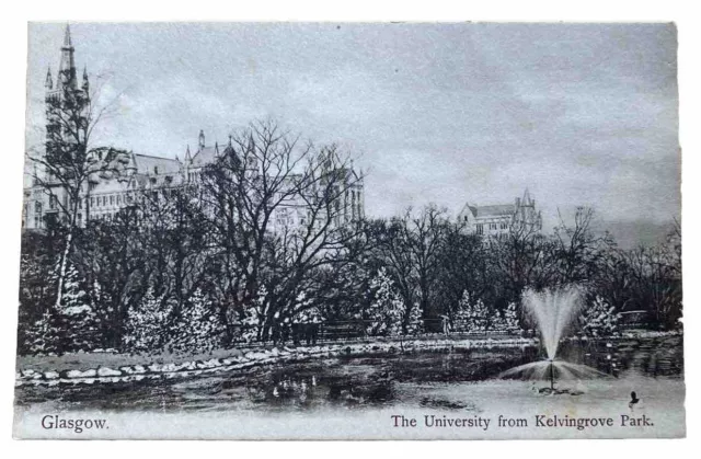 The University from Kelvingrove Park (The Wrench Series)  - c1910