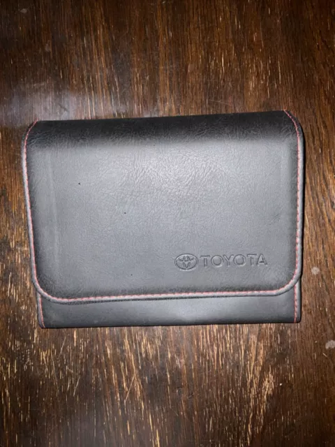 Toyota Leather Owners Manual Case - OEM Case Only - Fits All Years & Models