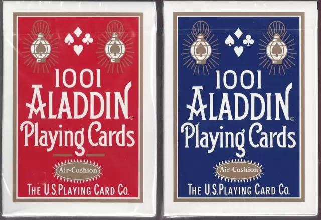 12 DECKS 1001 Aladdin Air Cushion playing cards SPECIAL SALE!